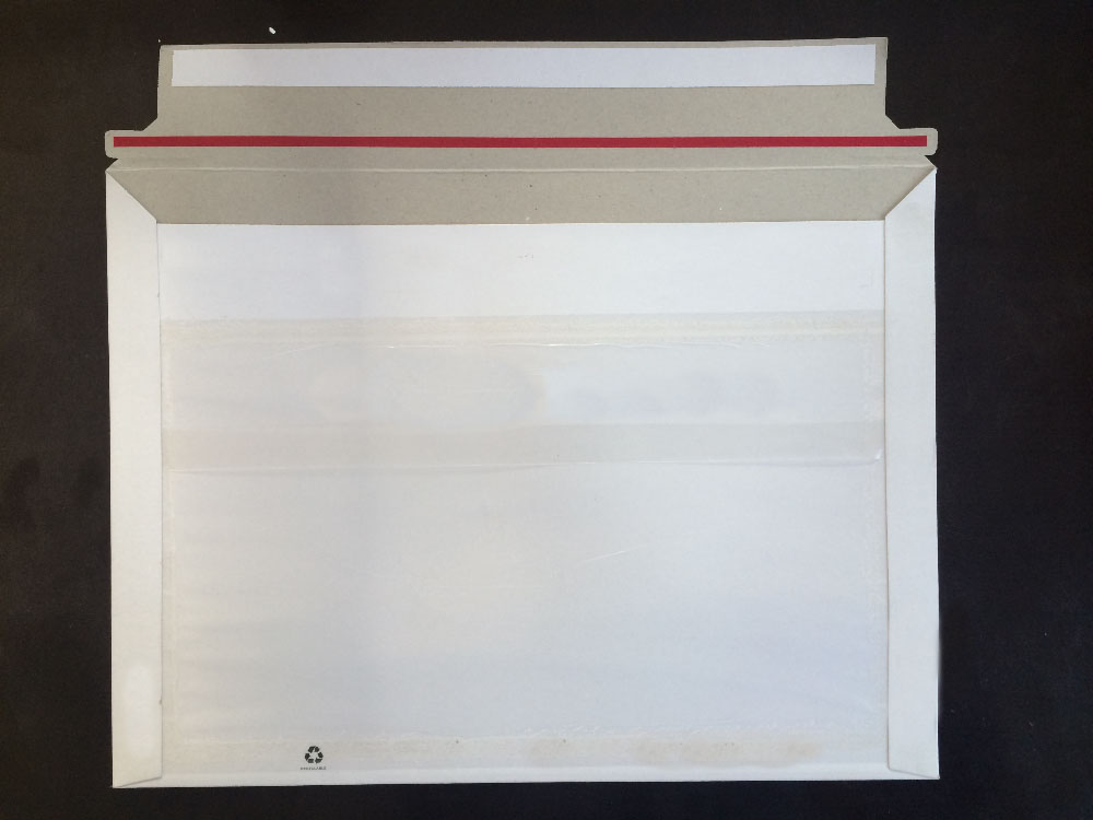 Фото готового конверта станка для изготовления конвертов ZF-400